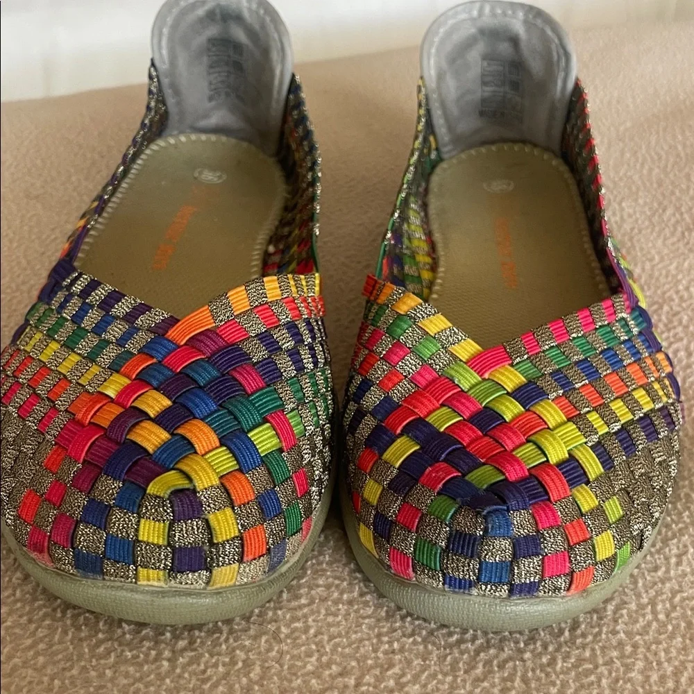bernie mev. Multicolor Woven Sandals - Picture 3 of 7